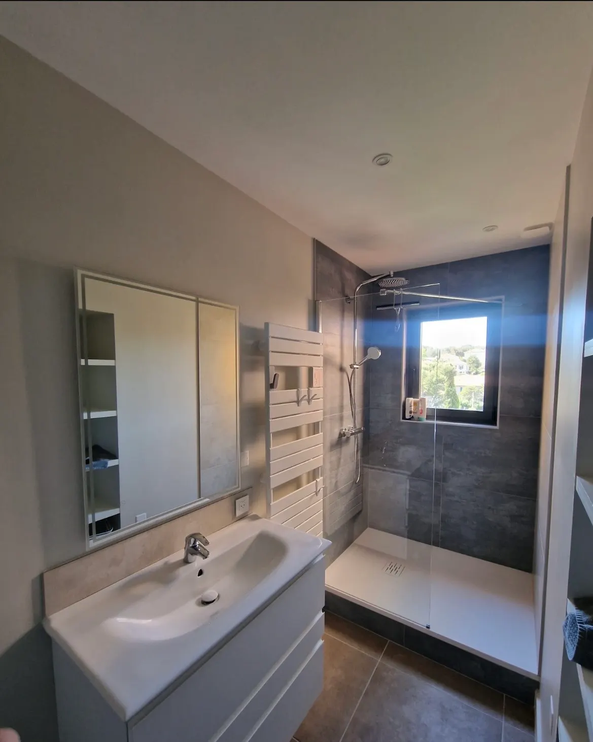 Chantier de salle de bains dans le Var